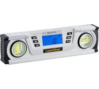 Laserliner DigiLevel Plus 25 Digital Spirit Level, 360° Angle Measurement, Envelope Calibration, Magnetic Holder & Easy-to-Read Flip Display