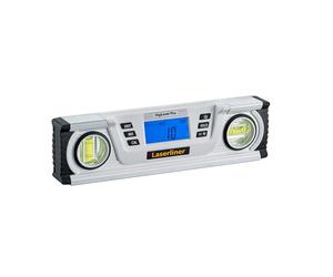 Laserliner Digital Spirit Level, DigiLevel Plus 25, 360° Angle Measurement, Envelope Calibration, Magnetic Mount & Easy-to-Read flip Display
