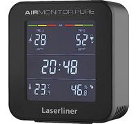 Laserliner fine dust meter, air quality meter for pollen and allergens, indoor air monitor with alarm, temperature and humidity