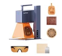 LaserPecker 2 Laser Engraver Portable & Beginner-Friendly for DIY | Works with wood, leather, cork, paper, glass, acrylic, anodised aluminium, coated aluminium, stainless steel and more