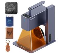 LaserPecker 2 Laser Engraver, Portable Laser Engraving Machine & Cutter with Electric Stand, 600mm/s High Speed 0.05mm Precision for Wood Leather Acrylic, Home DIY & Small Business