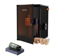 LaserPecker LP2 Pro Laser Engraver with Safeguard and Roller, Portable Laser Engraving Machine Laser Class 1 Safety, Precision 0.05mm, 600mm/s for Wood Kraft Paper Leather etc.