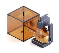 LaserPecker LP2 Pro Laser Engraver with Safeguard and Rotating Roller, Portable Laser Engraving Machine Laser Class 1 Safety, Precision 0.05mm, 600mm/s for Wood Kraft Paper Leather etc.