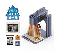 LaserPecker LP4 (Basic) Laser Engraver, 2W IR + 10W Diode Dual Laser Engraver 4000mm/s Ultra-Fast Speed Multi-Angle Engraving for Almost All Materials