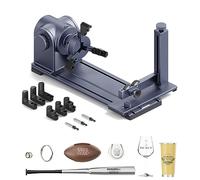 LaserPecker Rotary Extension for LP2 Plus/ LP4/ LP5/ LX2 - 180° Adjustable Jaw Chuck for Engraving Cones, Cylinders, Spheres, Rings, Wine Glasses, and More