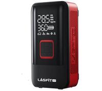 LASFIT AIR TK1 Tire Inflator Portable Air Compressor, 5X Fast Inflation 150PSI 2in1 Cordless 12V DC Electric Auto Pump w/Pressure Gauge, 12000mAH Battery, LED Light for Car, Pickup, Large SUV, BikeQ