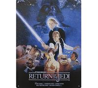 Lasgo Star Wars Return of the Jedi Sign, Steel, Multicoloured, 41.8 x 30.8 x 1 cm