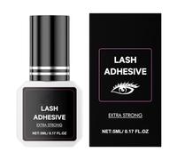 Lash Adhesive, Extra Strong Professional Lash Glue, 5ml Drying time Retention, Strong Eyelash Glue Formula, Long-Lasting Wear for Daily Life, Wedding