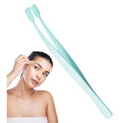 Lash Applicator Tool, Eyelash Cluster Tweezers, 4.69 x 0.43 in Precision Makeup Tweezer, Authentic Non-Slip Grip, Professional Styling Aid for Travel, Salon, Girls, Women