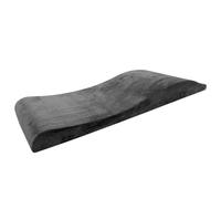 Lash Bed Topper,Ergonomic Lash Bed,Massage Table Pad,Massage Table Mattress,Luxurious Curved Lash Bed Topper,Beauty Salon Massage Bed Topper with Short Plush Cover Soft for Facial Wax(Color:Gray)