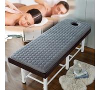 Lash Bed Topper,Memory Foam Mattress Topper for Massage Table Beauty Salon,Spa Bed Pad with Breathe Hole,Massage Accessories Protective Pad,Square/Round/Trapezoidal Head,6cm/2.4in,R 80x190cm