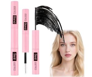 Lash Bond and Seal,2 in 1 Mascara Eyelash Extension Glue,DIY Eyelash Extension Glue,Super Strong Hold Cluster Lash Adhesive,Cluster Lashes Glu/e for DIY Ey/elash Exte/nsions,Waterproof Eyelas/h G/lue