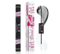 Lash Bond and Seal Cluster Lash Glue & Seal Waterproof Cluster Lash Glue for DIY Eyelash Extensions Waterproof Strong Hold (10ml, Black Bond & Clear Seal)