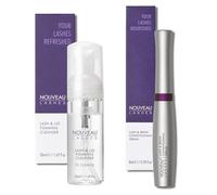 Lash & Brow Care Bundle | 1x Lash & Lid Gentle Foaming Cleanser & 1x Lash & Brow Conditioning Serum | Vegan, Lightweight, Natural Hold, Eyelid Hygiene & Brow Conditioning