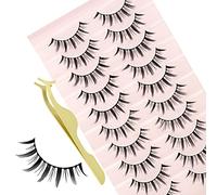 Lash Clusters 10 Pairs Manga Lashes that Look Like Extensions Anime Asian Eyelashes Natural Look Soft and Easy to Wear (10 Pairs, Manga)