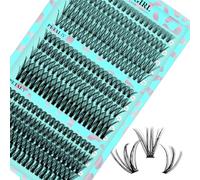 Lash Clusters 300PCS, Individual Lash Clusters D Curl, DIY Lashes Extensions Eyelashes Clusters Volume Natural False Eyelashes for Self Application(PP304050)