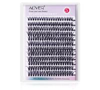 Lash Clusters DIY Eyelash Extensions, 240 Pcs Individual Lashes Cluster 9-16mm Mix Wispy Volume Natural Lash Clusters for Self Application at Home (D040)