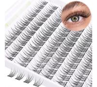 Lash Clusters DIY Lash Extensions Cluster Eyelash Extensions Individual Short 9-11MM Eyelash Clusters Self Application at Home by