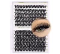 Lash Clusters DIY Lash Extensions Cluster Eyelash Extensions Individual Short 9-11MM Eyelash Clusters Self Application at Home by