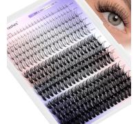 Lash Clusters Kit - Includes 40D+50D Cluster Lashes, Bottom Lashes & 7D Spike Fans, Mixed 12-18mm, Natural & Soft D Curl Individual Eyelashes for Beginners Eyelash Extension Kit(40D+50D-1218)