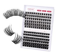 Lash Clusters Kit Individual Eyelashes FD18/B Natural Lash Extension Kit with Russian Cluster D Curl Eyelashes Mix 10-16mm