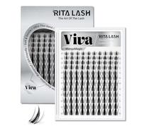 Lash Clusters Manga Lashes Clusters DIY Wet-Look Spiky Cluster Eyelash Extensions Cluster Lashes Eyelash Clusters Pestañas Postizas Naturales WideSpan Invisible Lash Band 8-18mm(Viva Lash Only)