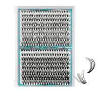 Lash Clusters Natural Lash Extensions Wispy Eyelash Clusters 320 Pcs 30D 40D D Curl for Everyday Wear Beginner Friendly Eyelash Extensions