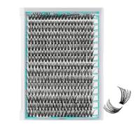 Lash Clusters Natural Lash Extensions Wispy Eyelash Clusters 320 Pcs 50D D Curl for Everyday Wear Beginner Friendly Eyelash Extensions