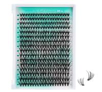 Lash Clusters Wispy 320PCS Eyelash Extension 30D Cluster Lashes Individual Lashes DIY Lash Extension Natural Look Cluster Eyelash Extensions Soft False Eyelashes at Home for Beginners(D-Mix9-16mm)