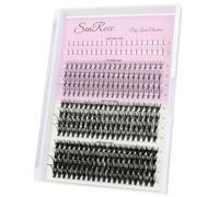 Lash Clusters Wispy Individual Lashes Extensions DIY Wispy Faux Mink Lash Tray at Home Multi-type Mix Bottom, 7D Spike, 30D+40D Cluster Volume Lashes for Self Application (2-B-7D-30/40D)