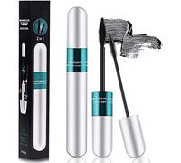 Lash Cosmetics Vibely Mascara,4D Silk Fiber Eyelash Mascara, Extra Long Thick & Voluminous Lash Mascara,2 in 1 Thrive Mascara for Natural Lengthening and Thickening Effect (1pcs)