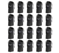 Lash Drawstring Makeup Bag 100pcs Eva Black Travel Cosmetic Pouch