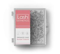 Lash Esthetics® C CURL Premium Premade Volume 3D-10D Fans | Pre Fanned Lashes | RUSSIAN VOLUME LASHES (3D - 0.10 x 12mm)