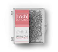 Lash Esthetics D Curl Premade Volume Fans 3D-10D | 250 Pro Lash Extensions | Russian Strip Lashes | Soft Lightweight False Eyelashes | Individual Eyelash Extension Fans | 0.07mm Mixed Tray