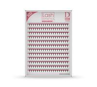 Lash Esthetics® D Curl Premade Volume Fans - 3D 6D 8D 10D Russian Lashes Individual Extensions | Short Stem Pro Lash Trays | Lightweight Knot-Free False Eyelashes for Salon Use