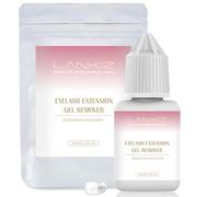 Lash Extension Glue Remover, LANKIZ Eyelash Remover Salon-Strength Fast Dissolving Formula for Eyelash Extensions Safe For All Glue Types Residue-Free Removal For Professional Artists Salons