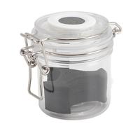 Lash Extension Glue Storage Container, Silicone Seal Ring, Stainless Steel Locking Latch with Temperature Humidity Display, Suitable for Eyelash Stores Nail Salons