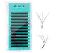 Lash Extensions Cashmere Volume Lash Extensions,6DW Premade Eyelashes Rapid Blooming Volume Eyelash Extension Mixed Tray/Single Length C D Curl for Lash Technicians(12mm)