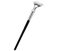 Lash Fan Brush - 120° Bent Fan Makeup Brush, Soft Synthetic Fiber Bristles | Precision Eyelash Makeup with Ergonomic Handle, Folding Eyelash Eyebrow for Elongated Volumized Eye Lashes