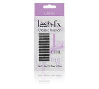 Lash FX L Curl Russian Volume 0.07mm Lightweight False Lashes - 12 mm