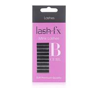 Lash FX Mink Lashes - B Curl, Extra Thick (0.20mm), 9 mm. Professional Quality Eyelash Extensions for Stunning Results