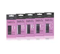 Lash FX Mink Lashes - C Curl, Extra Thick (0.20mm), 13mm. Professional Quality Eyelash Extensions for Stunning Results