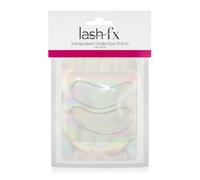 Lash FX Transparent Under Eye Patches, Reusable Super Sticky Pads for Lash Lift and Extensions, Clear, Semi-Matte, 2 Count