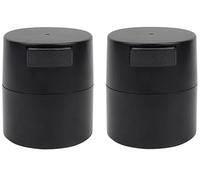 Lash Glue Container keeps your Eyelash Extension Adhesive Lash Lift Adhesive Nail Adhesive fresh Sealed Vacuum Container Tutu Lash (2 x Black Containers)