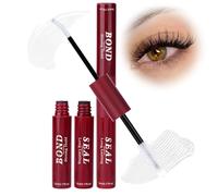 Lash Glue Eyelash Bond and Seal Waterproof Long Lasting Lashes Glue for Eyelash Extension Strong Hold 2-in-1 Eyelashes Adhesive