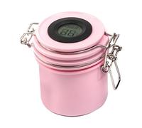 Lash Glue Storage - Professional Adhesive Jar | False Eyelash Glue Container | Airtight Holder Tank With Temperature Gauge, Durable Jar For Professional Lash Extension Adhesive, Portable Compact