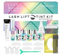 Lash Lift and Black Kit, Professional Brow Lamination and Black Kit, 4 In 1 Eyelash & Eyebrow Perm Kit, Quick Lifting & Voluminous Coloring, Easy to Use for Beauty Salon Home Use