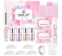 Lash Lift and Eyelash Perming Kit - At-Home Lash Curling Kit with Gentle Formula, Complete Tools & Step-by-Step Instructions - Suitable for All Lash Types