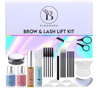 Lash Lift & Eyebrow Lamination Kit, At Home Brow Lamination, Beginner/Professional, 15 Applications, Lasts 6-8 Weeks, Eyelash Lift Kit, 2-in-1 Solution, DIY Brow - Lash Perm