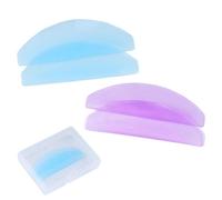 Lash Lift Pads, 4pcs Lash Lift Shields Flat, Self Adhesive Perming Step Eyelash Lift Tools, Reusable Super Sticky Eye Patches for Eyelash Softening and Perming